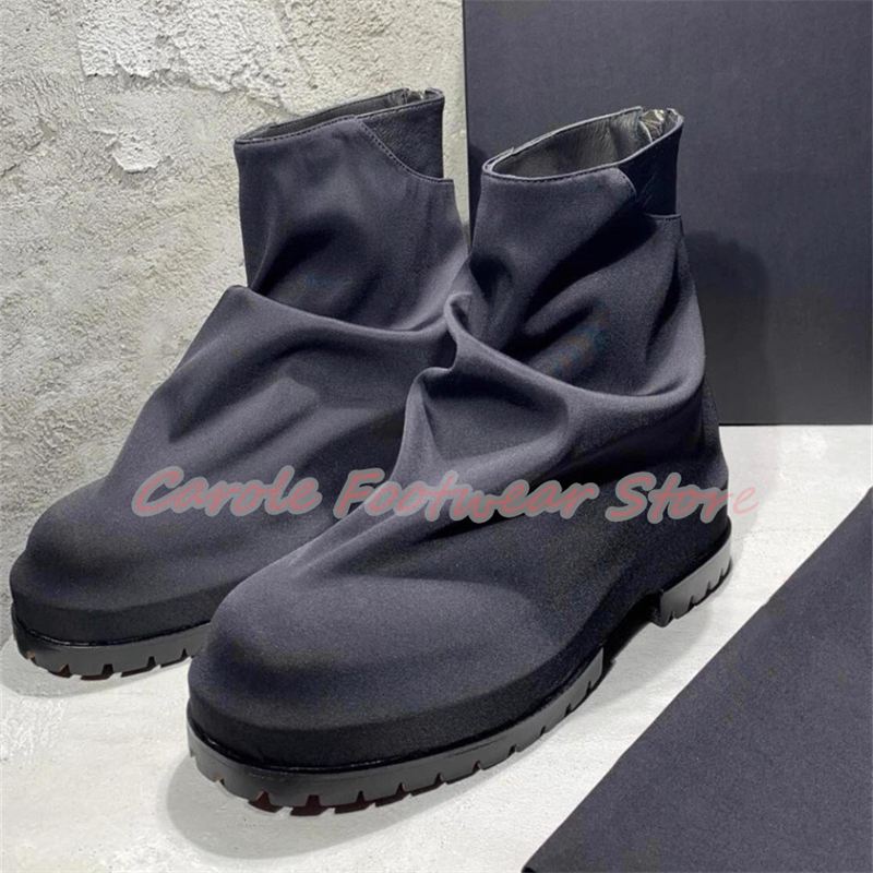 Pleated Nylon Cloth High Top M - Men'S Shoes To Increase Height avaliação e preço