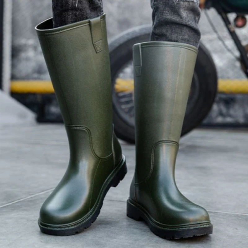 Rain Boots for Men Gum Fishing - Men'S Shoes Water Resistant avaliação e preço
