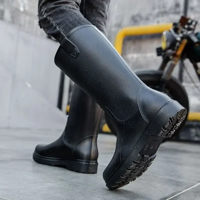 Rain Boots for Men Gum Fishing - Men'S Shoes Water Resistant avaliação e preço