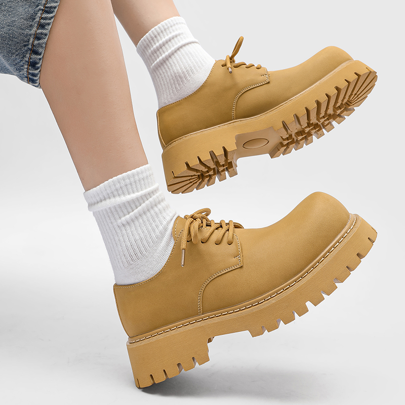 Men's Spring Autumn Thick Sole - Men'S Shoes To Increase Height avaliação e preço