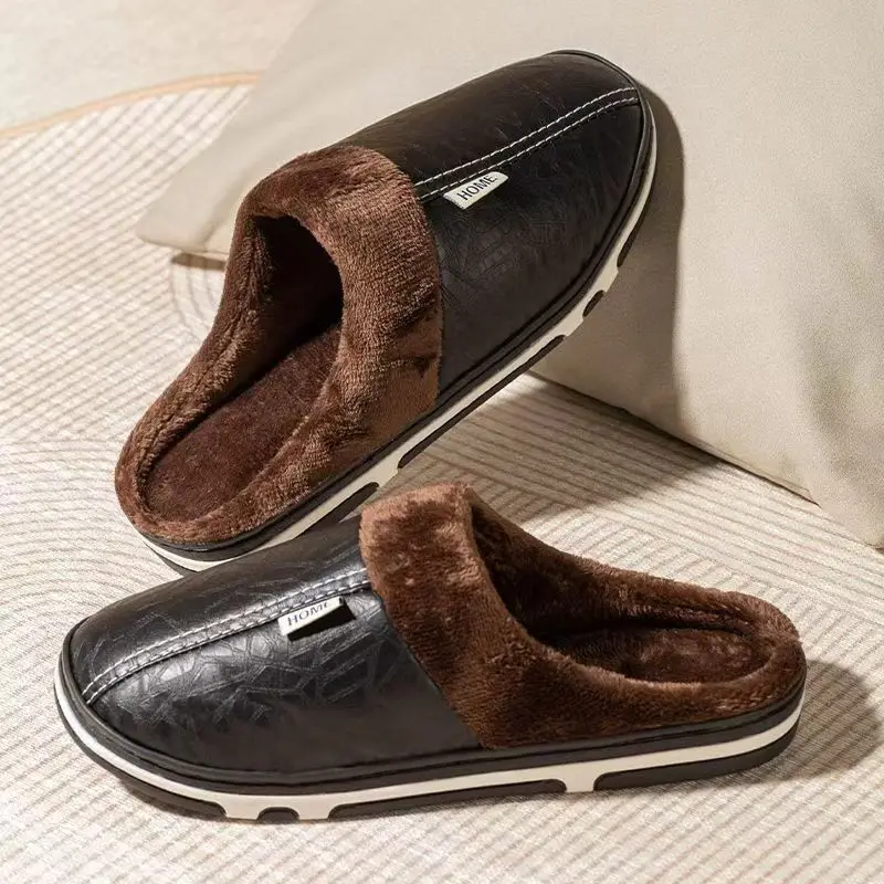 Men's Big Size Winter Slippers - Men'S Shoes Qn avaliação e preço