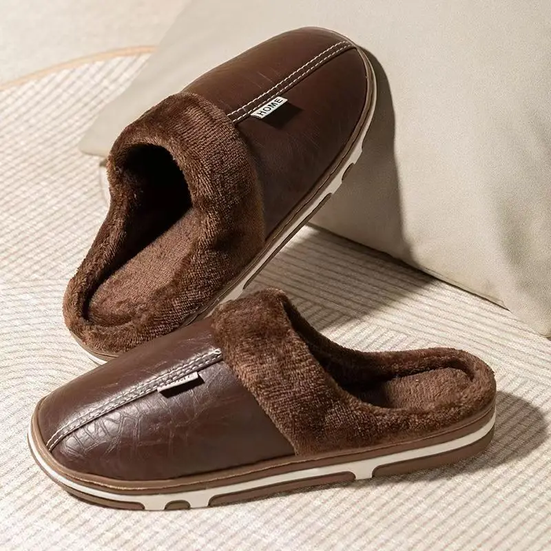 Men's Big Size Winter Slippers - Men'S Shoes Qn avaliação e preço