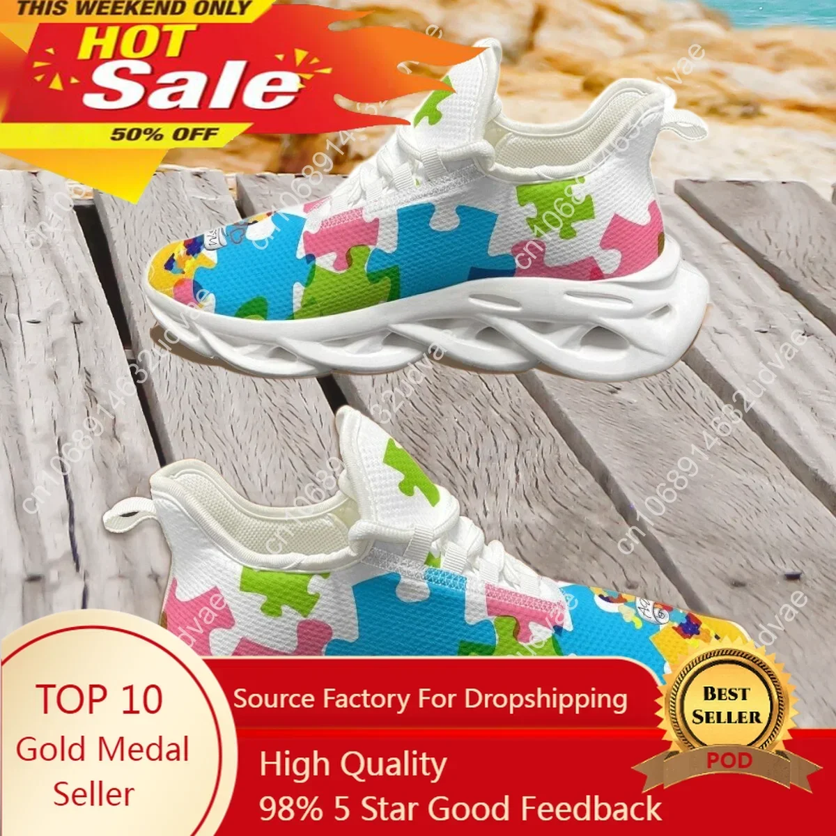 Autism Awareness Sports Runnin - Men Shoes High avaliação e preço