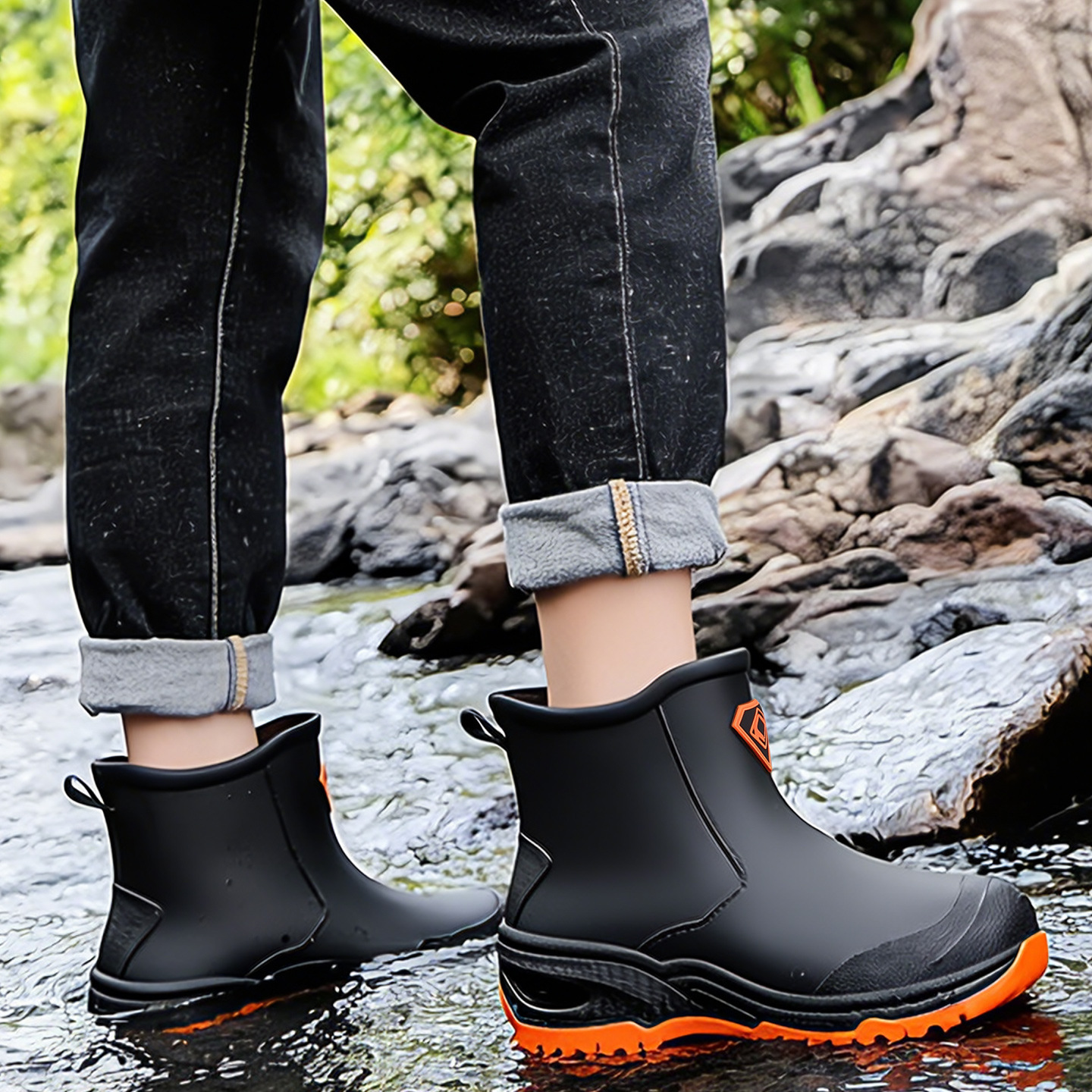 Wear resistant thick soled wat - Men'S Shoes Water Resistant avaliação e preço