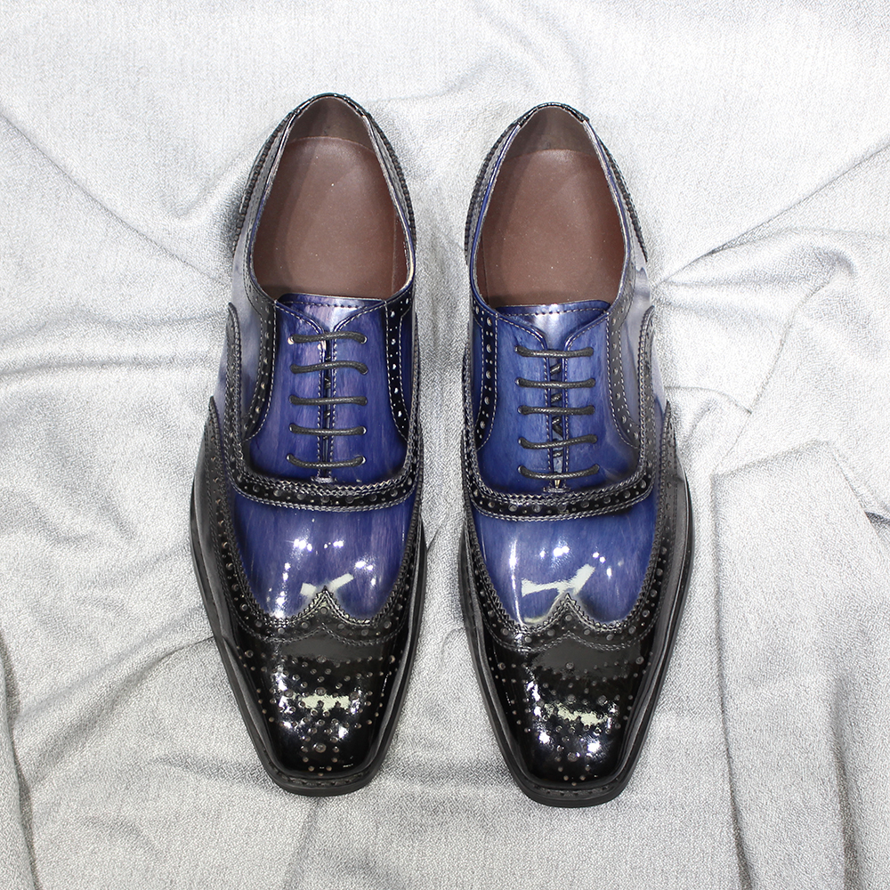 Cow Patent Leather Men's Oxfor - Monk Strap Shoe avaliação e preço