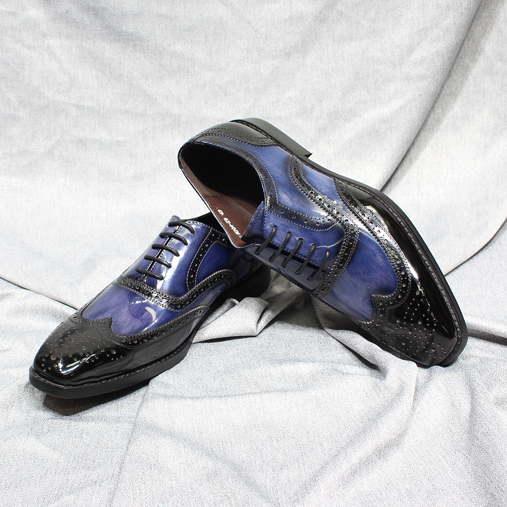 Cow Patent Leather Men's Oxfor - Monk Strap Shoe avaliação e preço