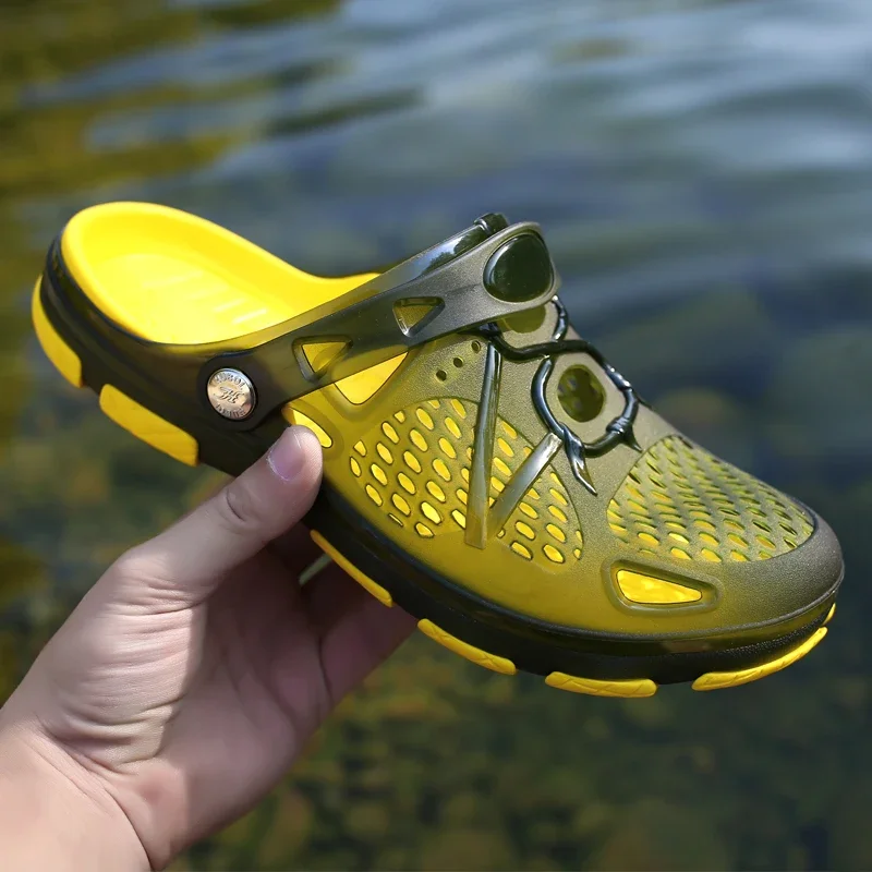 Men Casual Sandals Fashion Sli - Running Shoes Lightweight avaliação e preço