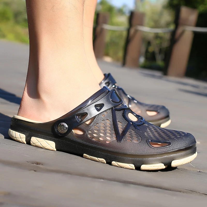Men Casual Sandals Fashion Sli - Running Shoes Lightweight avaliação e preço