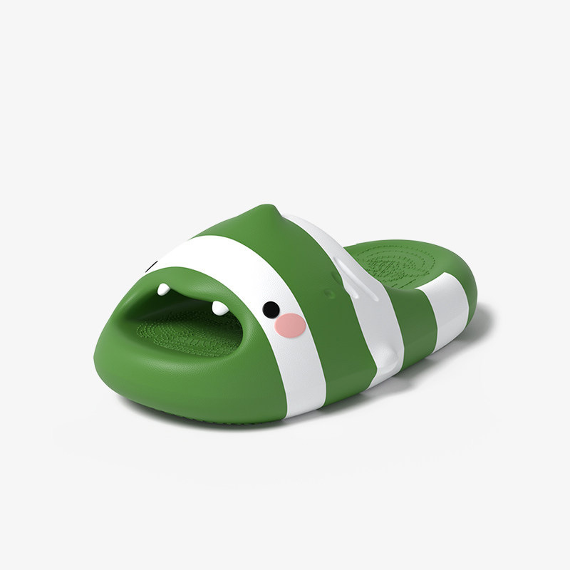 Cute Fish Cartoon Slides Women - Men Shoes Size To Women avaliação e preço