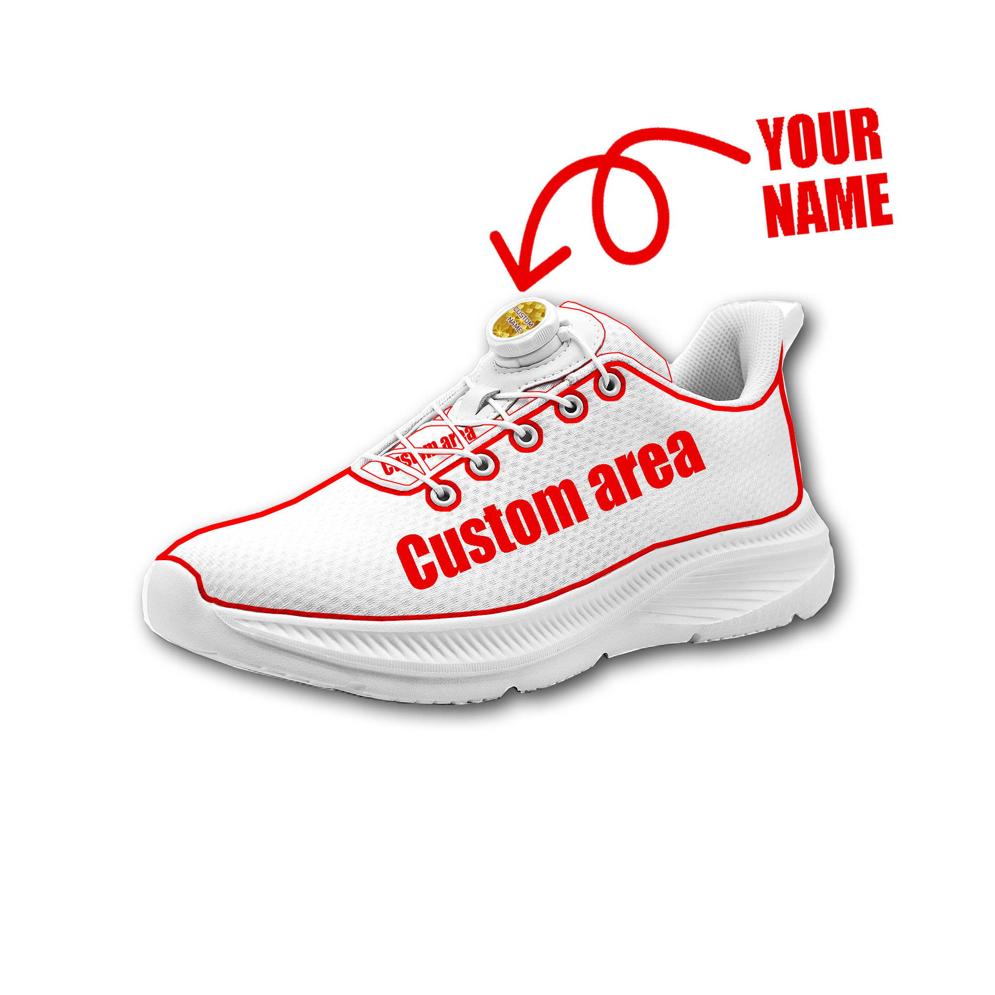 Custom Walking Shoes Men Woman - Running Shoes Lightweight avaliação e preço