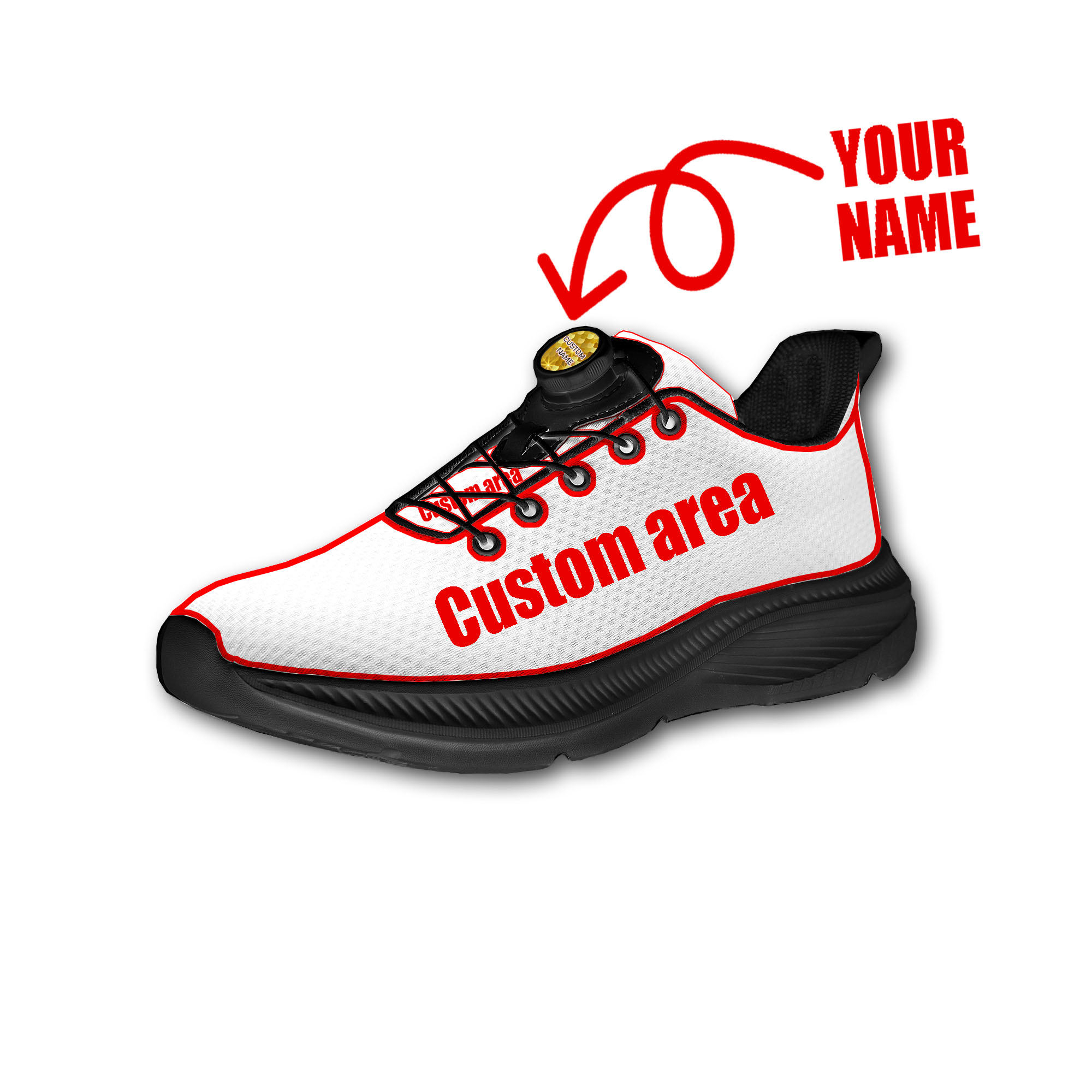 Custom Walking Shoes Men Woman - Running Shoes Lightweight avaliação e preço