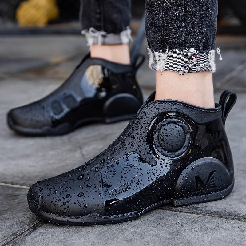 Men's High-quality Rain Shoes  - Men'S Shoes Water Resistant avaliação e preço
