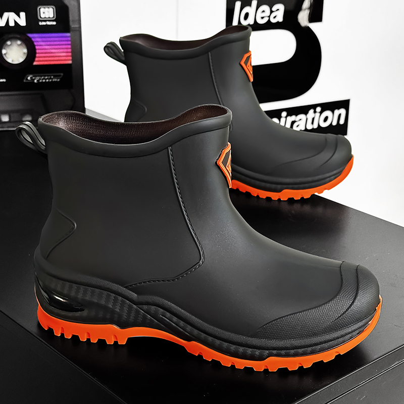 Men's Rain Boots Outdoor Wear- - Men'S Shoes Water Resistant avaliação e preço
