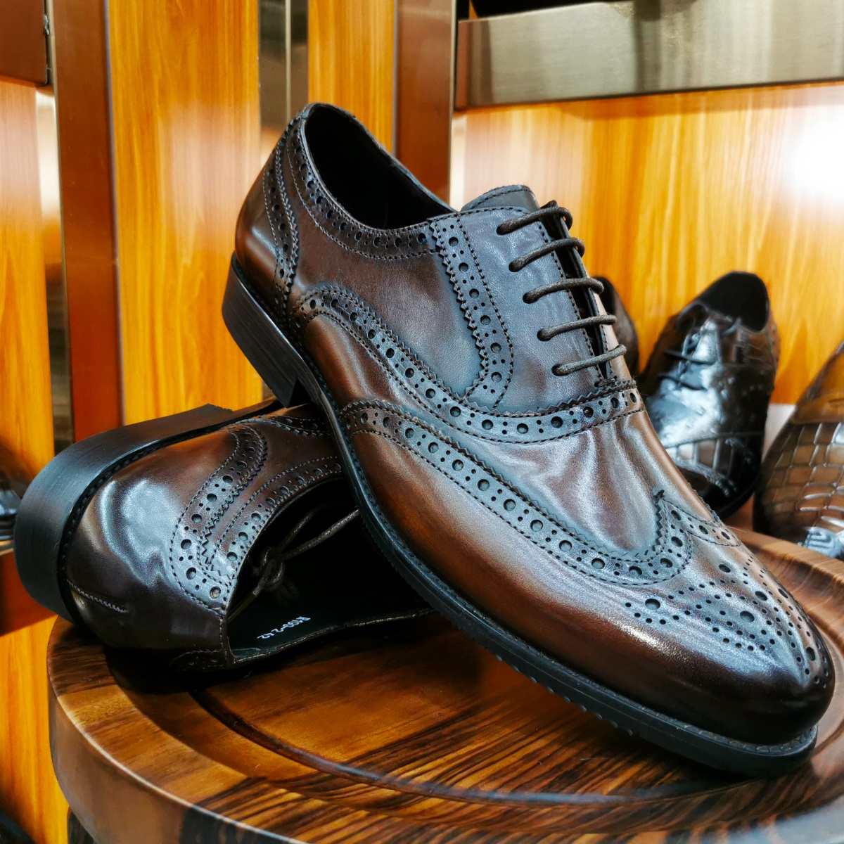 Luxury Men's Dress Shoes Genui - Monk Strap Shoe avaliação e preço