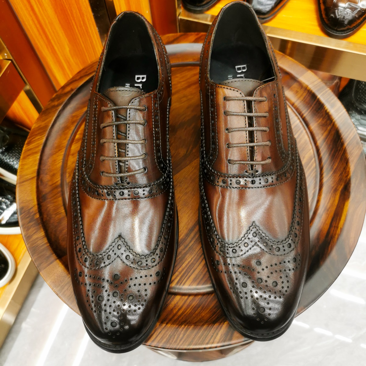 Luxury Men's Dress Shoes Genui - Monk Strap Shoe avaliação e preço
