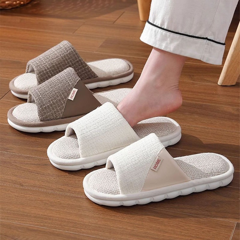 Linen Slippers Women And Men H - Men Shoes Size To Women avaliação e preço