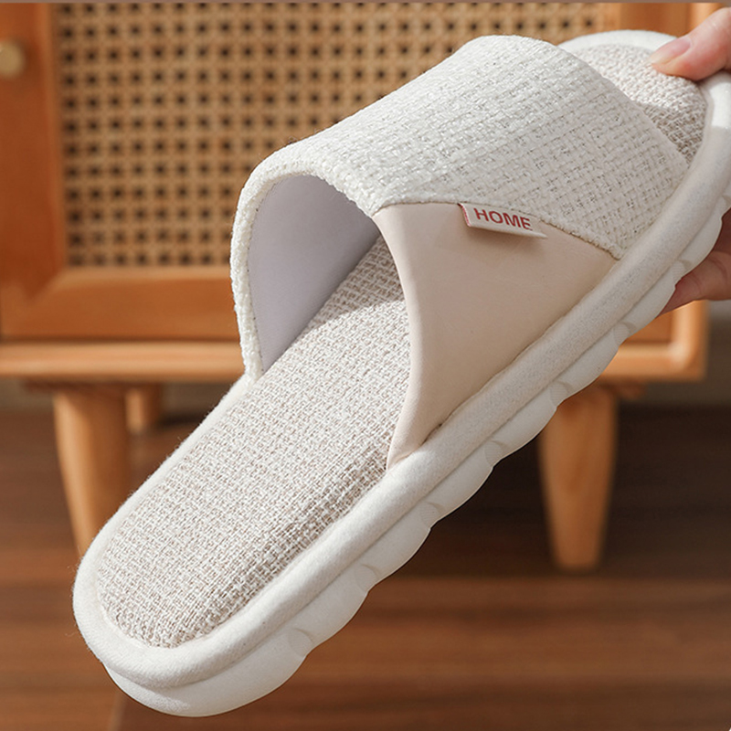 Linen Slippers Women And Men H - Men Shoes Size To Women avaliação e preço