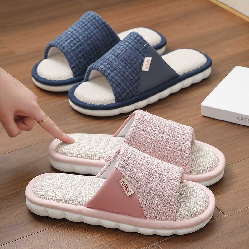 Linen Slippers Women And Men H - Men Shoes Size To Women avaliação e preço