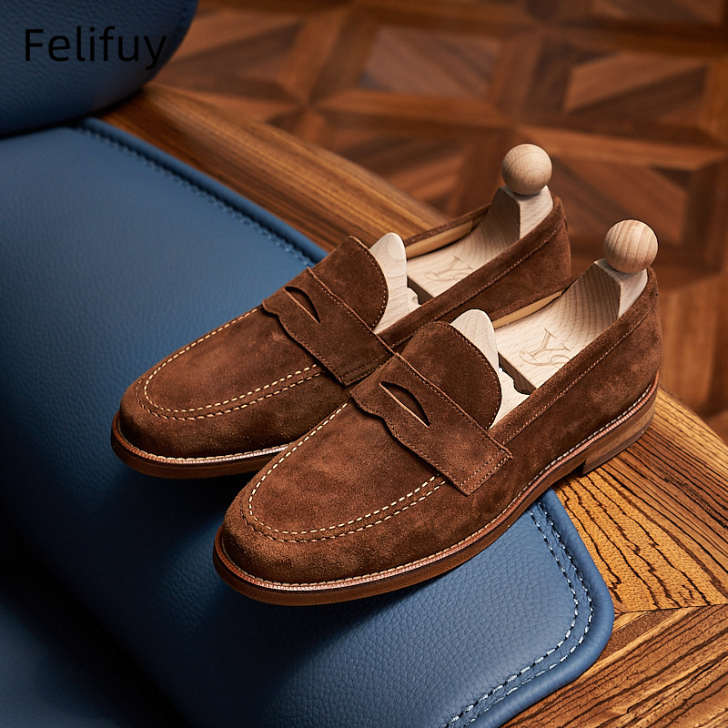 New Italian Kinds Men Genuine  - Men Shoes Kinds avaliação e preço