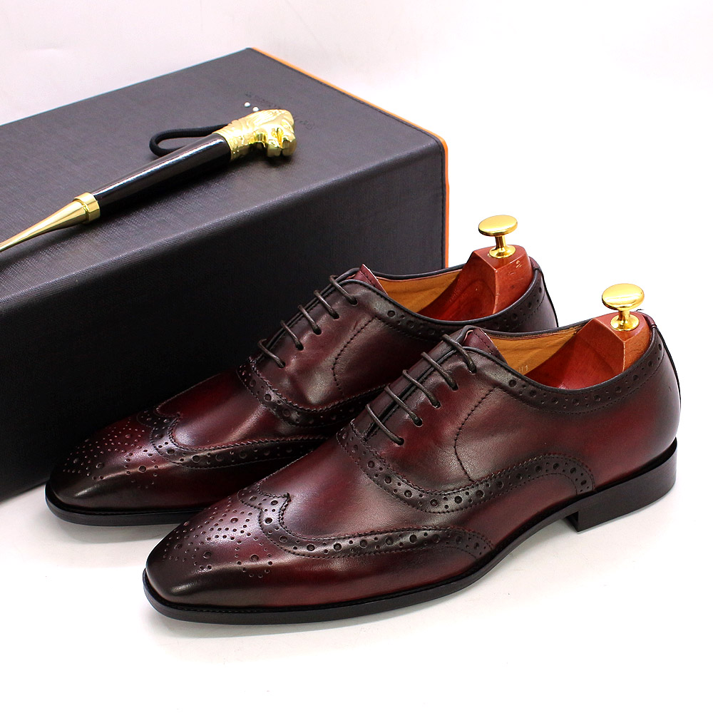 Size 7-12 Handmade Men's Wingt - Monk Strap Shoe avaliação e preço