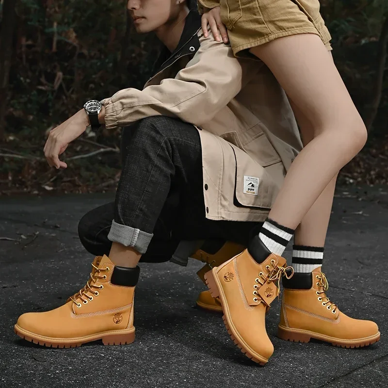 Boots Men High Top Boots High  - Men'S Shoes Qn avaliação e preço