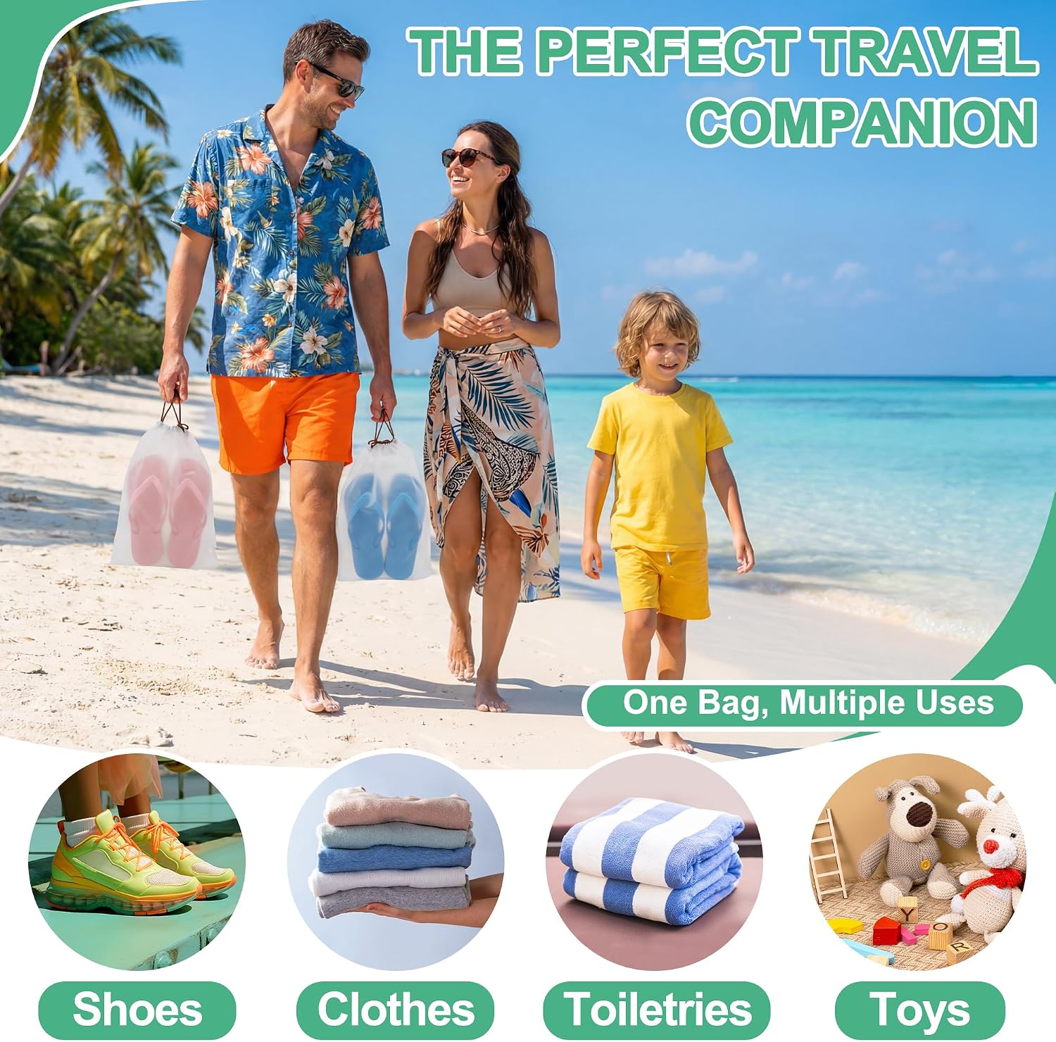 Large Clear Shoe Bags for Trav - Men'S Shoes Water Resistant avaliação e preço
