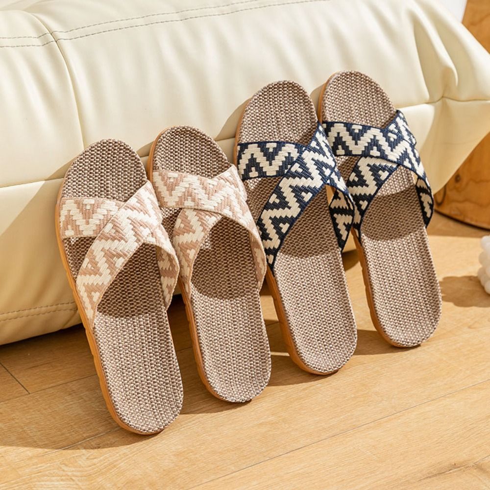 Fashion Ethnic Style Linen Cro - Men Shoes Style avaliação e preço
