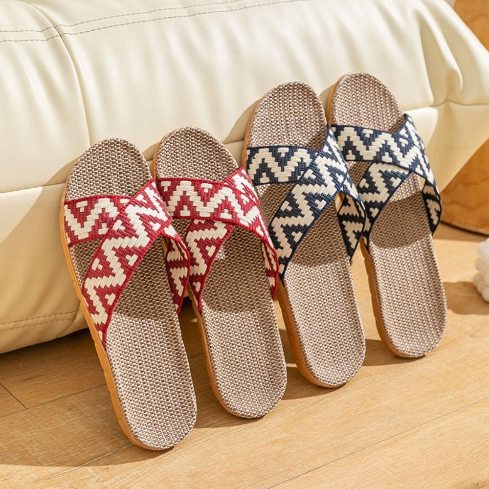 Fashion Ethnic Style Linen Cro - Men Shoes Style avaliação e preço