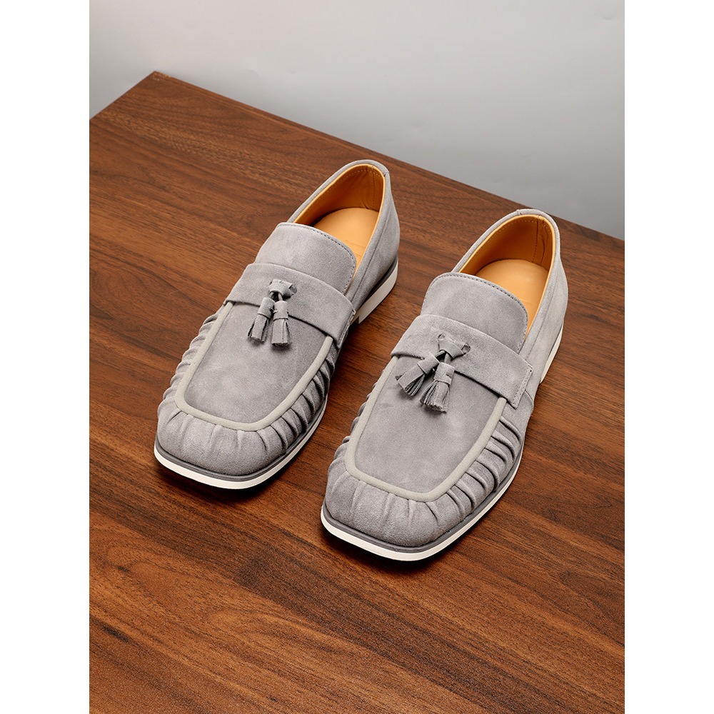 Genuine Leather Tassel Suede S - Men'S Shoes Drivers avaliação e preço